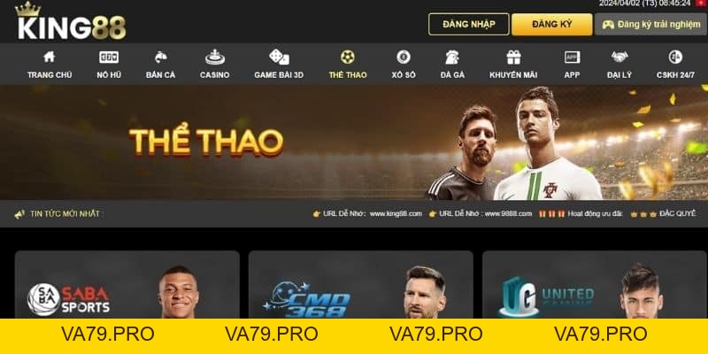 THỂ THAO KING88 - king88 vet - Va79